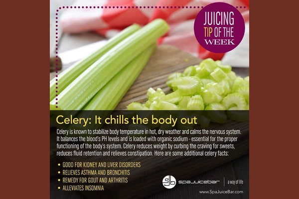 Juice Tip of the Week Celery