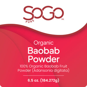 SoGo pure organic baobab powder 100% organic baobab fruit powder (Adanasonia digitata)