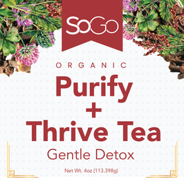 Organic Purify + Thrive Tea Gentle Detox SoGo Pure