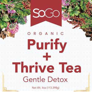 Organic Purify + Thrive Tea Gentle Detox SoGo Pure