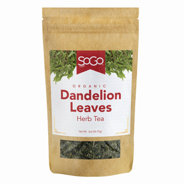 SoGo Pure Dandelion Leaves Herbal Tea Packaging 2oz bag