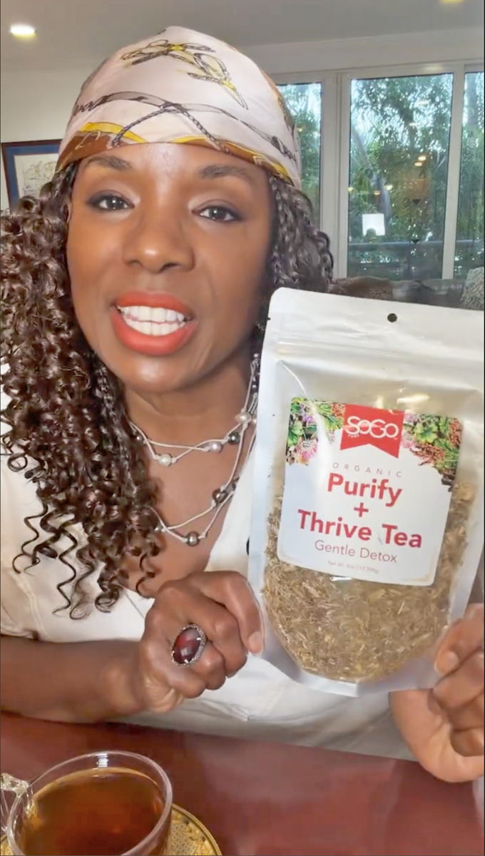 Sonia Terboss talks about Purify + Thrive Tea