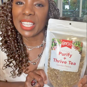 Sonia Terboss talks about Purify + Thrive Tea