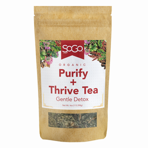 SoGo Pure Purify + Thrive Organic Herbal Detox Tea
